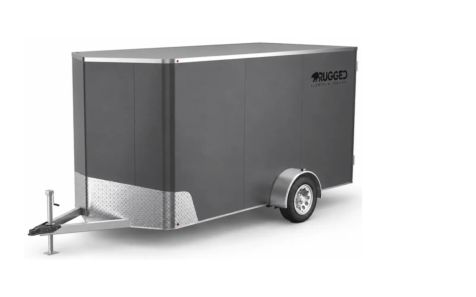 Rugged Rugged 6 × 12 Enclosed all-aluminum trailer