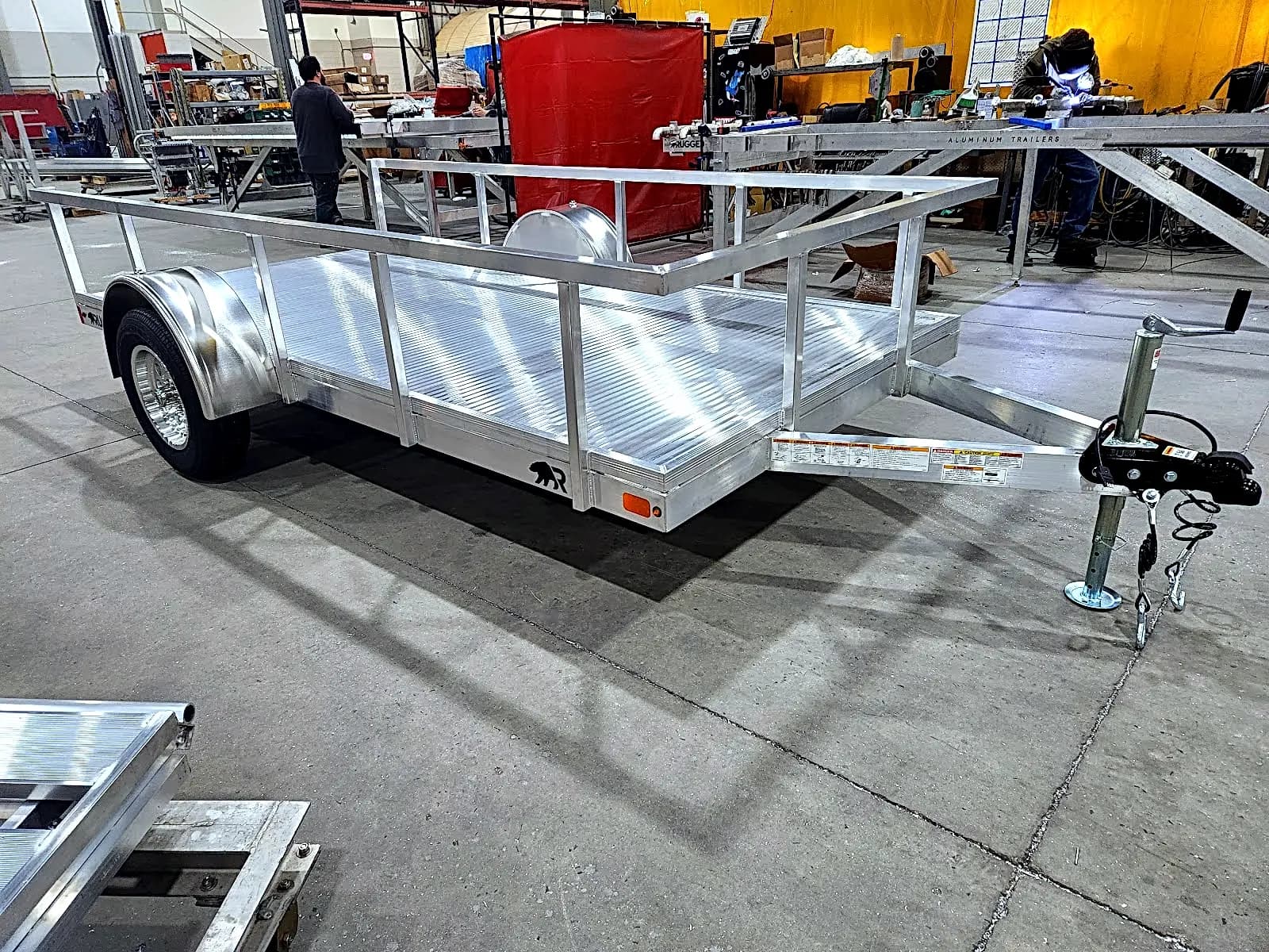Real Rugged build: 6' x 12' — Open rail sides — Overview