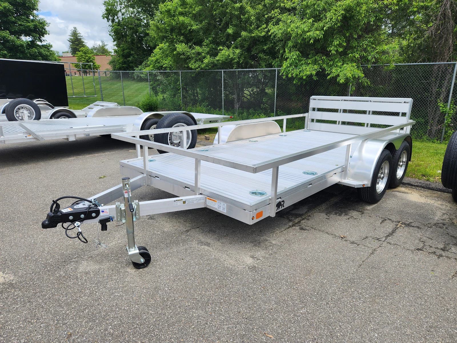 Real Rugged build: 6.5' x 14' Tandem — Perimeter rail, Bi-fold ramp — Overview