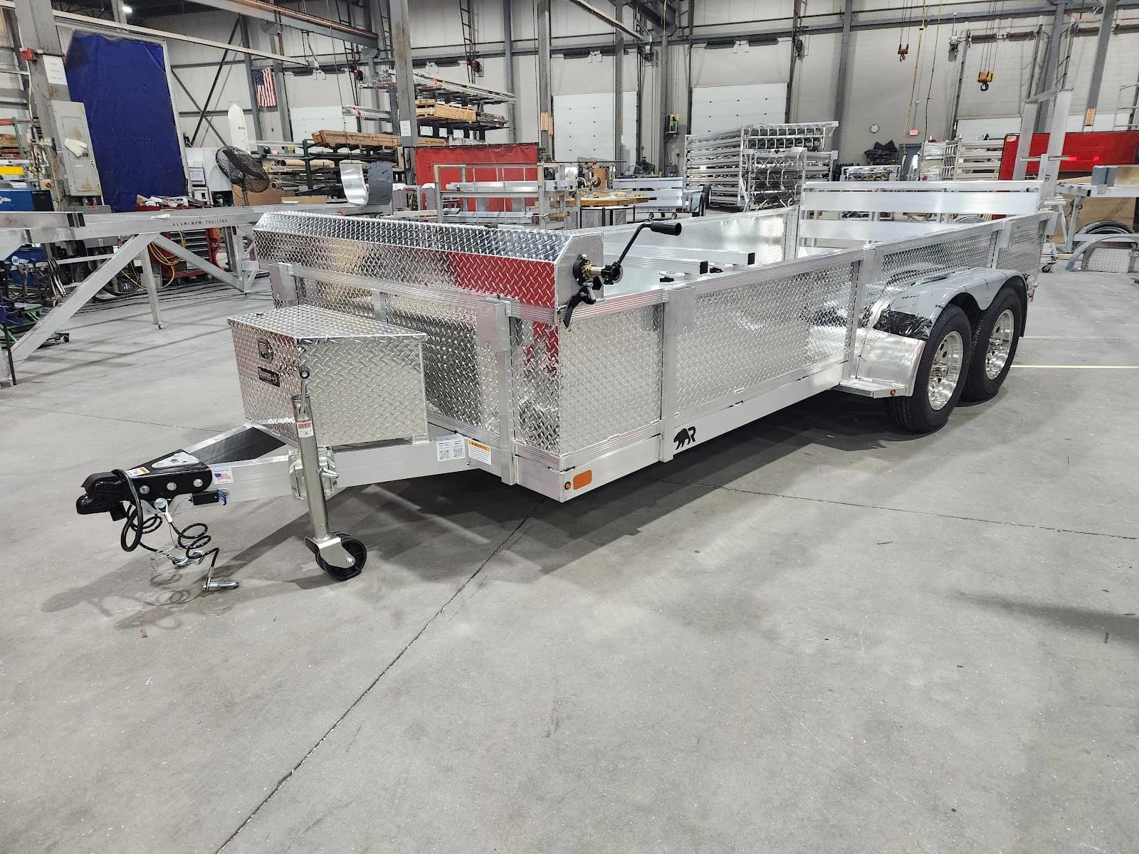 Real Rugged build: 6.5' x 16' Tandem — Perimeter rail, Bi-fold ramp — Overview