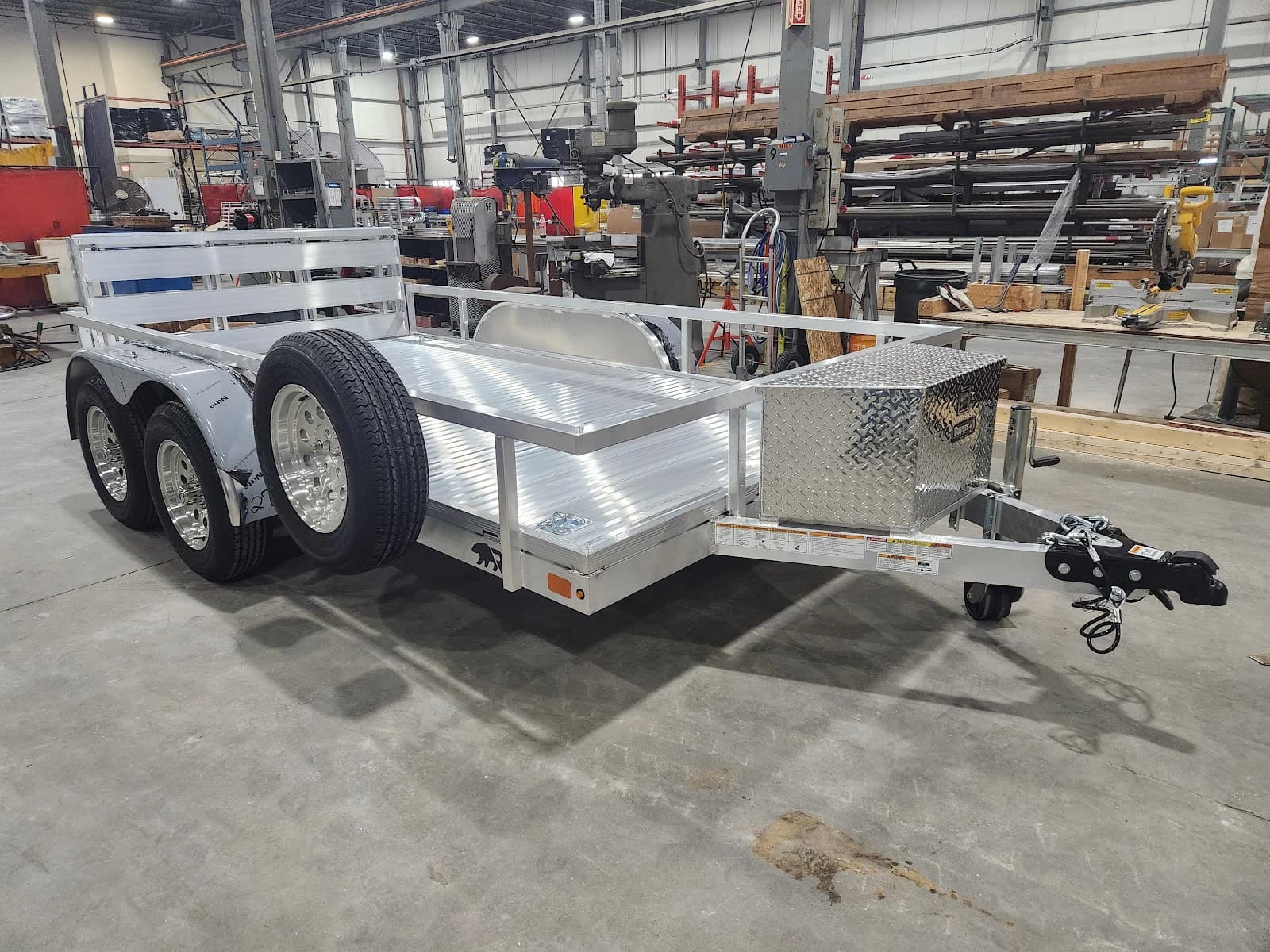 Real Rugged build: 6.5' x 12' Tandem — Perimeter rail, Bi-fold ramp — Overview