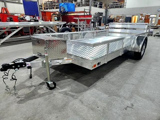 Real Rugged build: 6.5' x 14' — Mesh sides, Bi-fold ramp